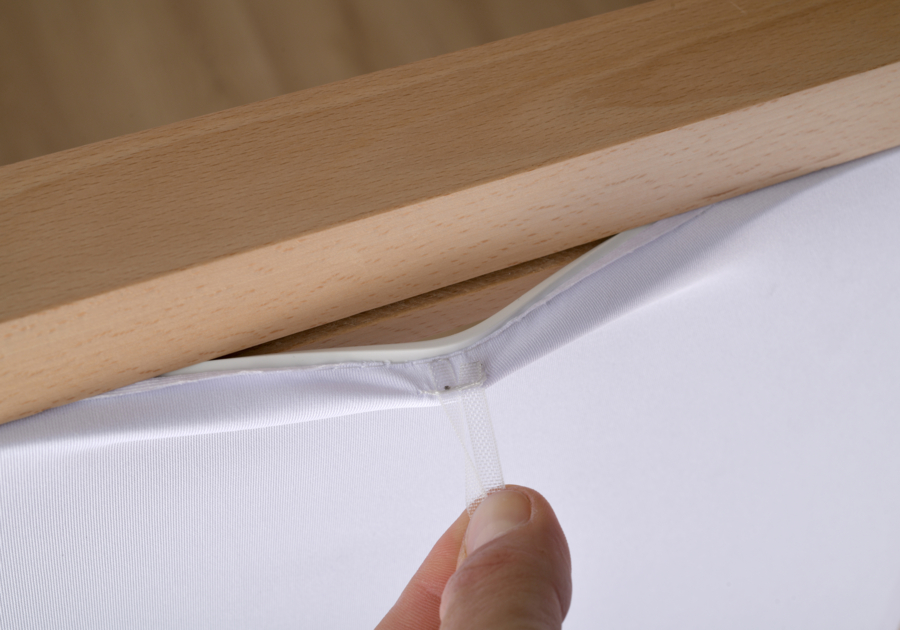 Comptoir fixation par joint silicone