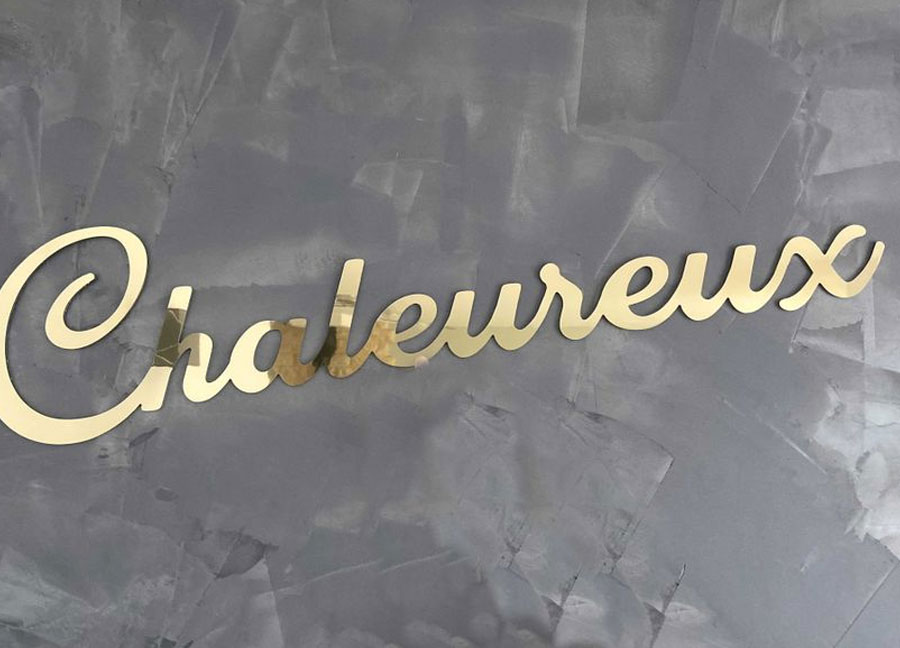 Lettre et logo miroir 3mm