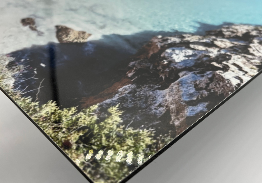Panneau publicitaire dibond ultra brilland