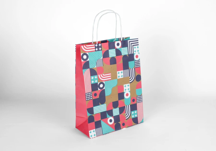 Sac en papier impression totale