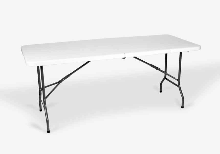 Table pliante montée