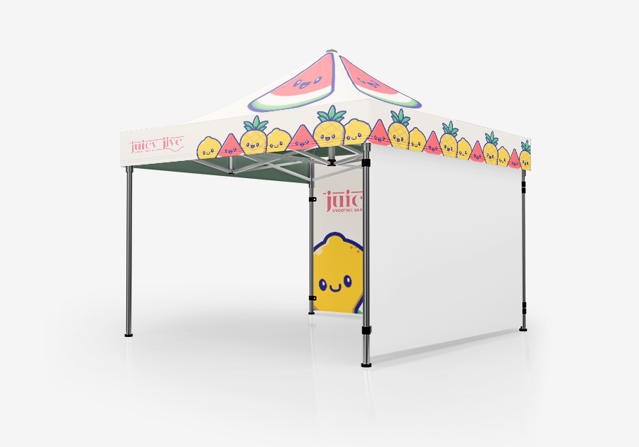 Tente barnum avec deux murs