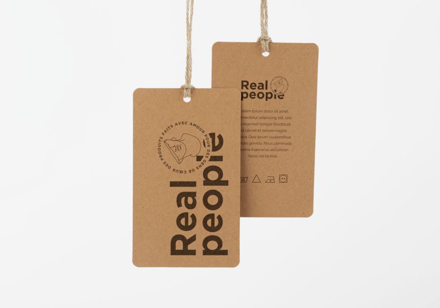 tiquette prix recyclé