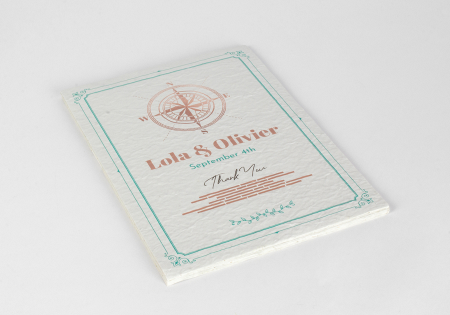 Flyer papier ensemencé