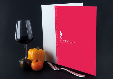 Menu dépliant classique
