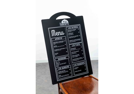 Panneau menu